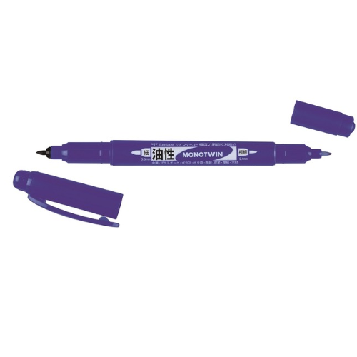 PENNARELLO MONO TWIN - DOPPIA PUNTA - BLU