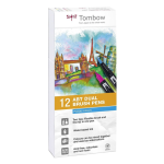 SET 12 PZ. DUAL BRUSH - COLORI PRIMARI (10 + 2 OMAGGIO)