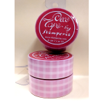 DECO TAPE STAMPERIA WASHI TAPE - NASTRO PER DECORAZIONI - QUADRETTI ROSA