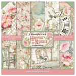 BLOCCO 10 FOGLI DA SCRAPBOOKING DOUBLE-FACE - HOUSE OF ROSES