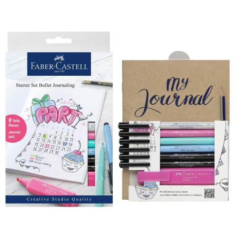STARTER SET CON 9 PEZZI PER BULLET JOURNALING FABER-CASTELL
