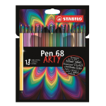 ASTUCCIO 18 PEZZI ARTY PEN 68 STABILO