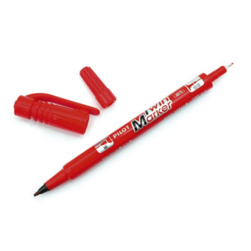 PENNARELLO TWIN MARKER DOPPIA PUNTA PERMANENTE PILOT - ROSSO