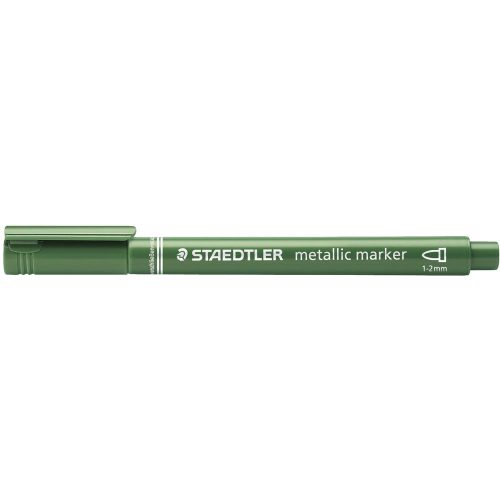 PENNARELLO STAEDTLER METALLIC PEN 1-2 MM - VERDE