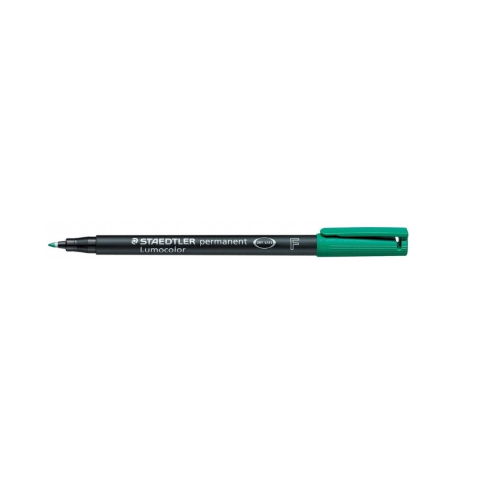 PENNARELLO LUMOCOLOR PERMANENT STAEDTLER - VERDE PUNTA F