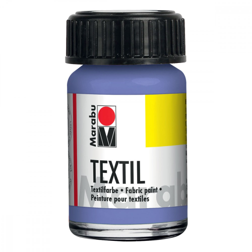 Cartolibreria L'Idea  COLORE PER TESSUTI TEXTIL 15ML MARABU - N. 035 LILLA  - MARABU