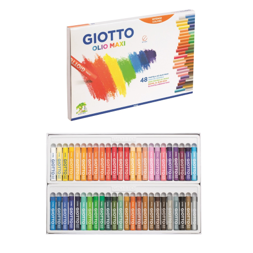 Cartolibreria L'Idea  SCATOLA DA 48 PASTELLI A OLIO GIOTTO - GIOTTO