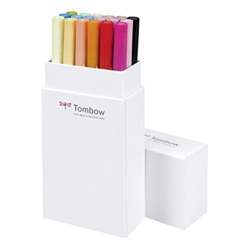 SET 18  DUAL BRUSH TOMBOW - SECONDARY COLOURS