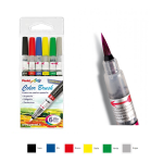 CONFEZIONE DA 6 PENNARELLI COLOR BRUSH PENTEL