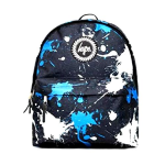 ZAINO SCUOLA TEMPO LIBERO HYPE - MACCHIE BLU/NERO/BIANCO