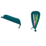 ASTUCCIO IN MORBIDO SILICONE LEGAMI - PETROL BLUE