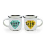 TAZZINE DA CAFFÈ ESPRESSO FOR TWO - SUPER MUMMY SUPER DADDY