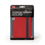 PORTA PASSAPORTO E CARTE - ROSSO