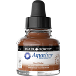 AQUAFINE WATERCOLOUR INK DALER ROWNEY - INCHIOSTRO ACQUERELLABILE 29,5 ml - n 223 TERRA D'OMBRA BRUCIATA