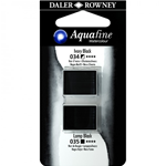 AQUAFINE WATERCOLOUR 2 PEZZI - n 034 035 NERO AVORIO - NERO FUMO