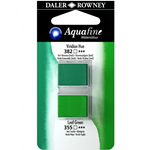 AQUAFINE WATERCOLOUR 2 PEZZI - n 355 382 VERDE FOGLIA - VERDE VIRIDIAN