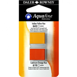 AQUAFINE WATERCOLOUR 2 PEZZI - n 619 643 ARANCIO DI CADMIO - GIALLO INDIANO