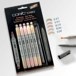 SET COPIC "CIAO MARKER" 5+1 - TONALITÀ PELLE 
