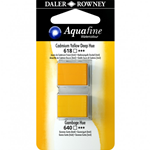 AQUAFINE WATERCOLOUR 2 PEZZI - n 618 640 GIALLO SCURO DI CADMIO - GOMMA GUTTA