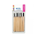 SET SCAVINI PER LEGNO DECO - 6 PEZZI
