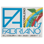 ALBUM ARCOBALENO FABRIANO - 24X33 - 5 COLORI LISCIO