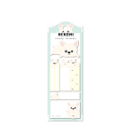 SET DI NOTE ADESIVE NEKONI LOVELY ANIMALS - BULLDOG