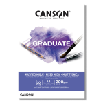 SKETCHBOOK CANSON GRADUATE - A4 21 X 29,7 CM - MULTI TECNICA