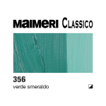 OLIO CLASSICO MAIMERI - Colori a olio superfini - 60 ML - n 356 VERDE SMERALDO