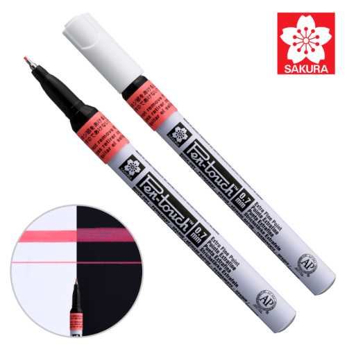 PENNARELLO PEN TOUCH EXTRA FINE SAKURA - ROSSO FLUO