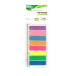 CONFEZIONE 25 STICK ADESIVI SEGNA PAGINA IN 8 COLORI ASSORTITI