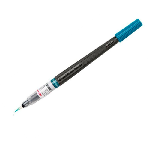 PENNELLO COLOR BRUSH PIGMENT PENTEL CON SERBATOIO PER INCHIOSTRO A PIGMENTI PUNTA LARGA 