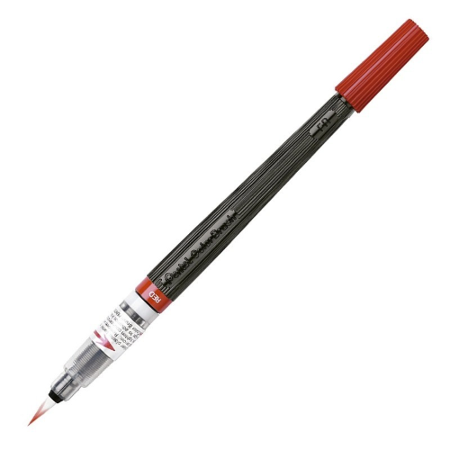 PENNELLO COLOR BRUSH PIGMENT PENTEL CON SERBATOIO PER INCHIOSTRO A PIGMENTI PUNTA LARGA 