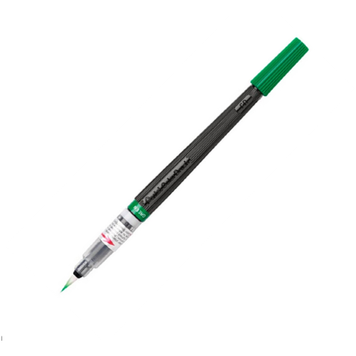 PENNELLO COLOR BRUSH PIGMENT PENTEL CON SERBATOIO PER INCHIOSTRO A PIGMENTI PUNTA LARGA 