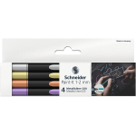 PENNARELLI SCHNEIDER PAINT IT METALLIC LINER 1-2 MM - CONF. 4 PEZZI