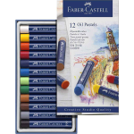 SCATOLA DA 12 PASTELLI A OLIO OIL PASTELS FABER CASTELL