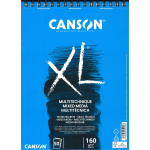 SKETCHBOOK CANSON MIX MEDIA - A3 - 29.7X42 CM - SPIRALATO MULTI TECNICA 