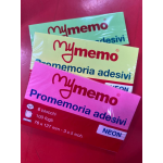 BLOCCO ADESIVO PROMEMORIA MYMEMO NEON - ASSORTITI