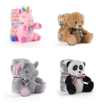 COPERTINA MORBIDA CON PELUCHE PERLETTI TOYS