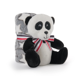 COPERTINA MORBIDA CON PELUCHE PERLETTI TOYS - PELUCHE PANDA