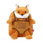 MINI ZAINO ASILO REVERSIBILE CON PELUCHE PERLETTI TOYS - FANNY