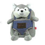MINI ZAINO ASILO REVERSIBILE CON PELUCHE PERLETTI TOYS - HARRY