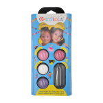 KIT TRUCCABIMBI - SET CIALDE TRUCCO CON PENNELLO - PRINCIPESSE E FATE