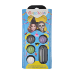 KIT TRUCCABIMBI - SET CIALDE TRUCCO CON PENNELLO - STREGHE E TESCHI