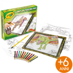 LAVAGNETTA LUMINOSA CRAYOLA DINOSAURI - ANNI 6+