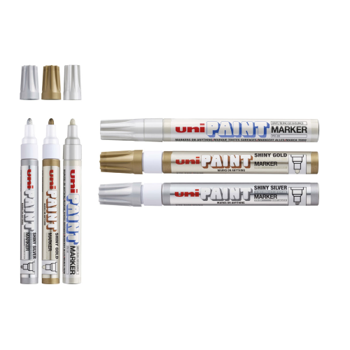 PENNARELLO MEDIO PX-20(L) UNI PAINT - SHINY SILVER