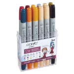 SET COPIC "CIAO MARKER"  DA 12 ASTUCCIO RIGIDO -  MANGA TRENDY TEENS 