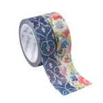 WASHI TAPE - SET 2 NASTRO ADESIVO - VELLUTO BLU/IL GIARDINO DELLE PERE