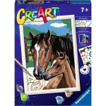 KIT ARTISTICO RAVENSBURGER CREART ANNI 7+ - CAVALLI 