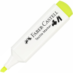 MARKER PER TESSUTI PUNTA SCALPELLO FABER CASTELL - GIALLO FLUO