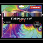 SET 36 MATITE COLORATE ACQUARELLABILI - STABILO AQUACOLOR ARTY